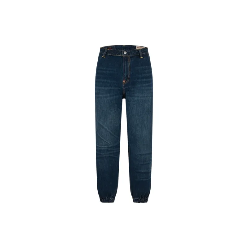 EVISU Casual Pants Men's Denim Blue-1