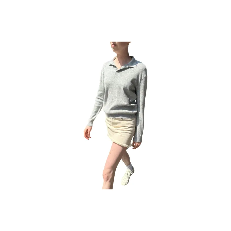Brandy Melville Polo Shirts Women's Gray-3