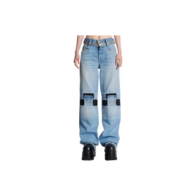 BALMAIN Low rise Straight Jeans-3