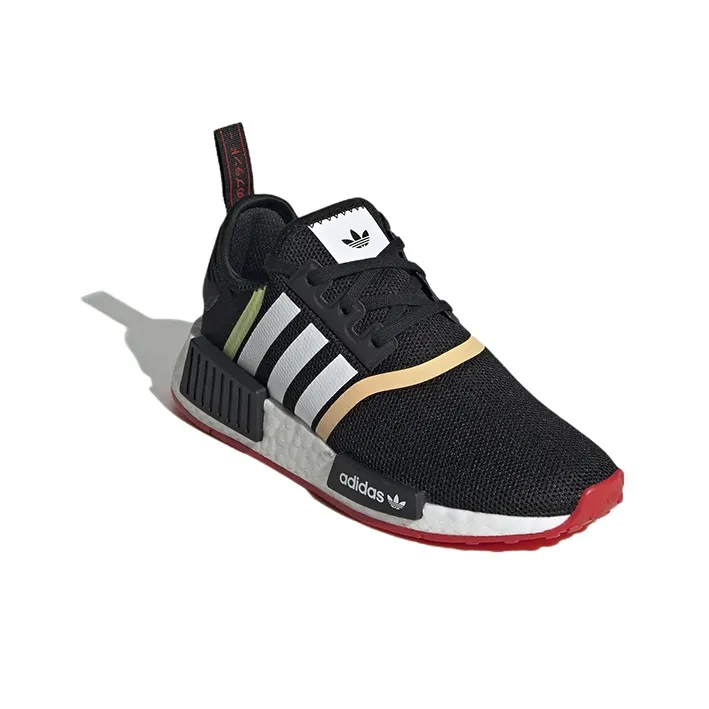 Adidas NMD_R1 J 'Black White'-2
