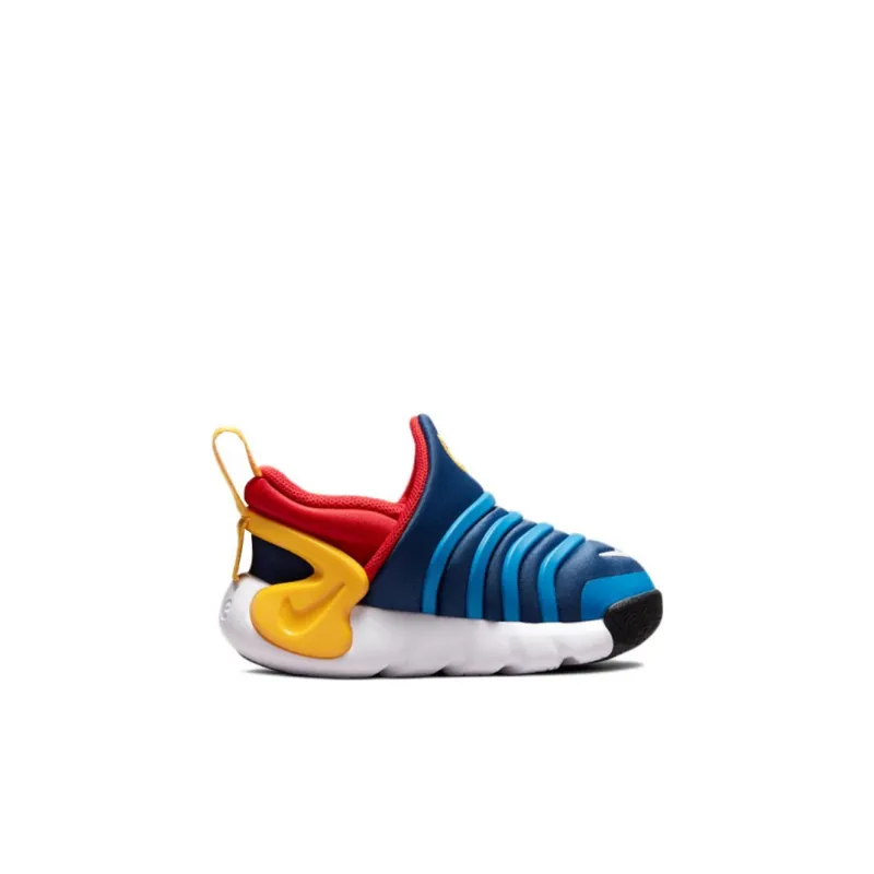 Nike Dynamo GO Flyease Abrasion Resistant Breathable Low Top Sports Casual Shoes Blue Infant And Toddler-1