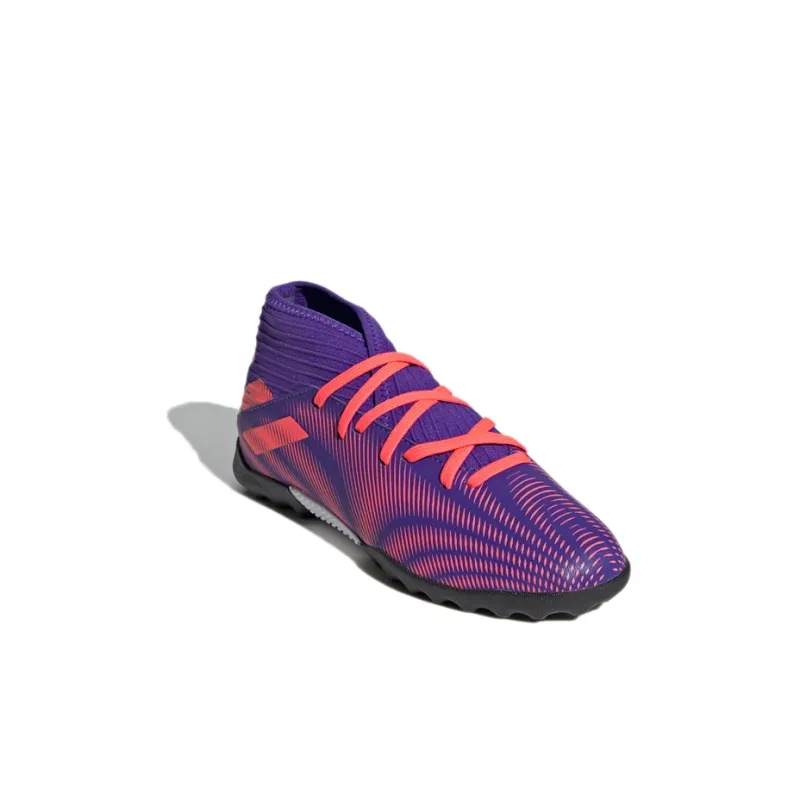 Adidas Mid Top Kids' Soccer Shoes Purple Pink Kids'-2