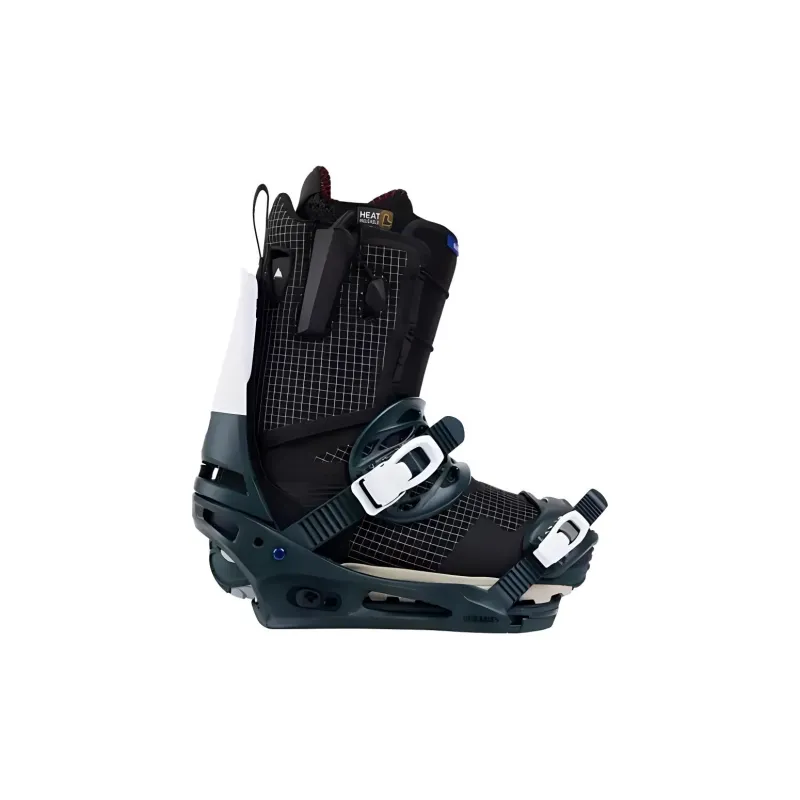 BURTON CARTEL RE:FLEX Single Snowboard Ski Bindings Men's Black White-4