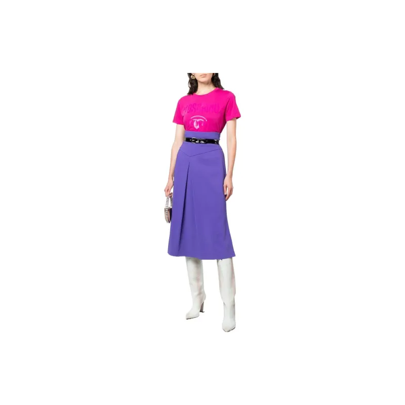 MOSCHINO High waisted Belted Skirt-1