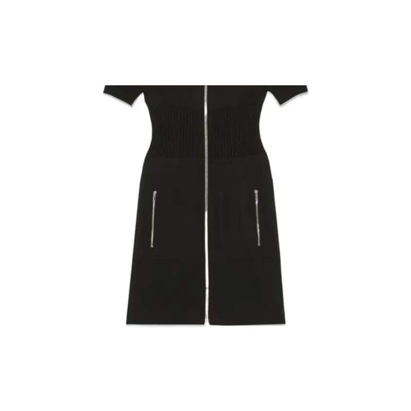 GUCCI High neck Zip up Minidress-5