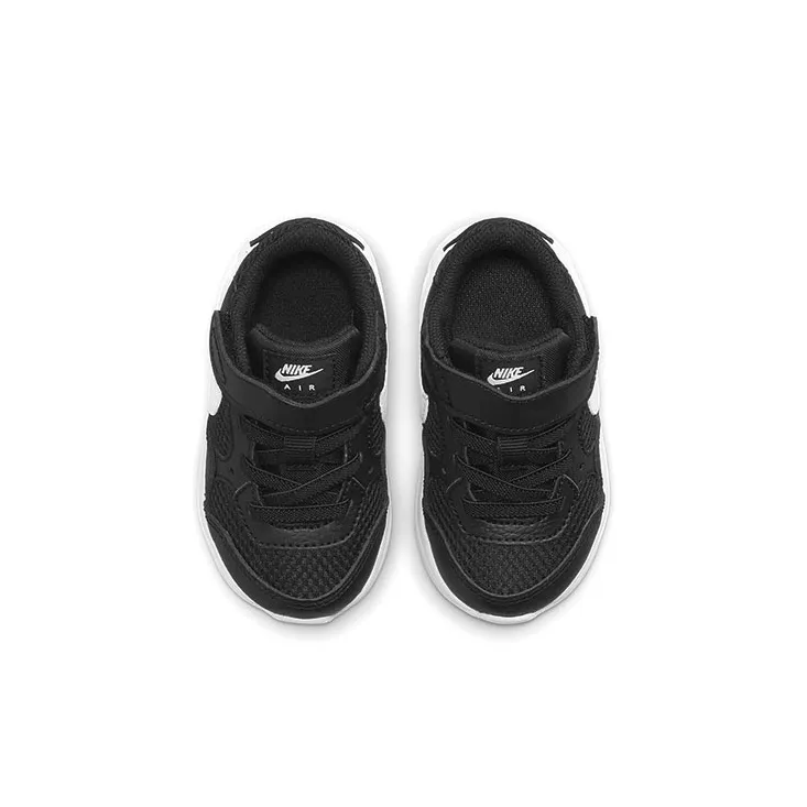 Nike Air Max SC Slip-Resistant Cushioning Wear-Resistant Low-Top Toddler Shoes Black White Infant And Toddler-3