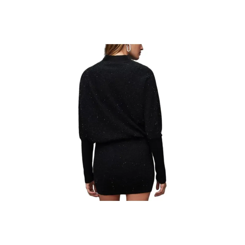ALLSAINTS Long-Sleeved Dresses Women's Black-2