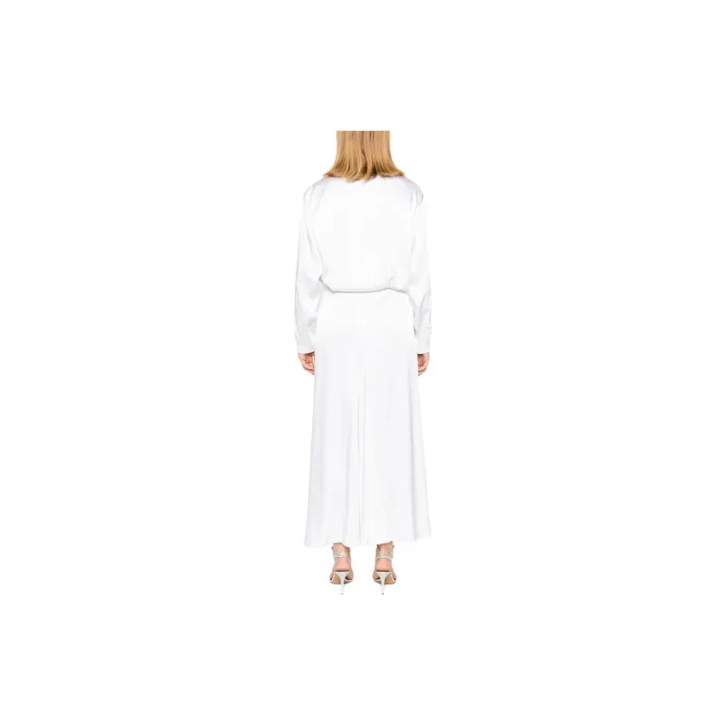 GIORGIO ARMANI Plunging V Neck Satin Gown-2