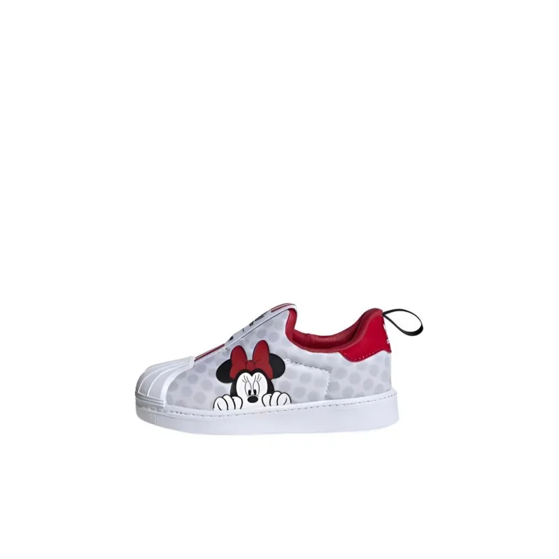 Adidas Originals SUPERSTAR Breathable Low Top Toddler Shoes White Red Infant And Toddler-0