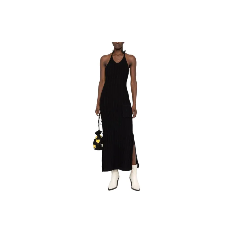 GANNI Slip Dresses Women's Black-2