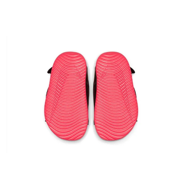 Nike Sunray Adjust 5 Low Top Toddler Shoes Black Pink Infant And Toddler-3