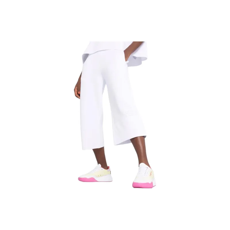 Stella McCartney Logo Embroidered Cropped Trousers-4