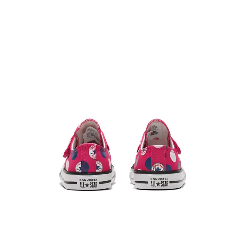 Converse Chuck Taylor All Star 1V Anti-Slip Wear-Resistant Low-Top Canvas Shoes Pink Infant And Toddler-3