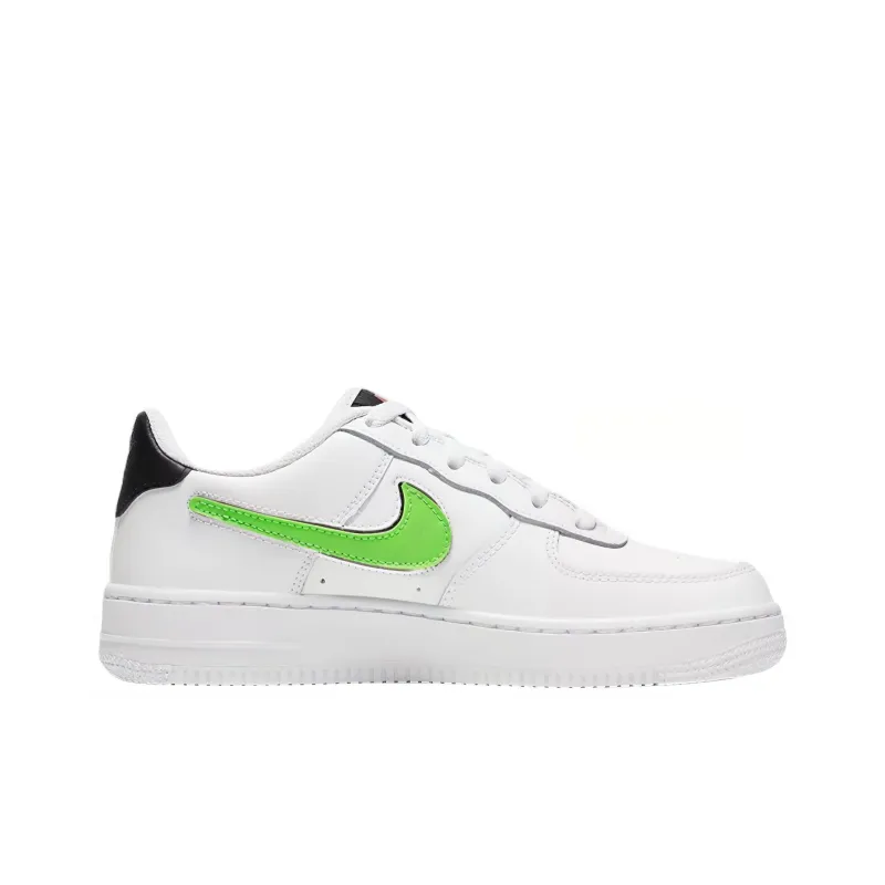 Nike Air Force 1 Low Removable Swoosh White Green Strike GS-5