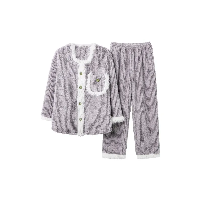 OEING Pajama Set Women's Light Purple-0