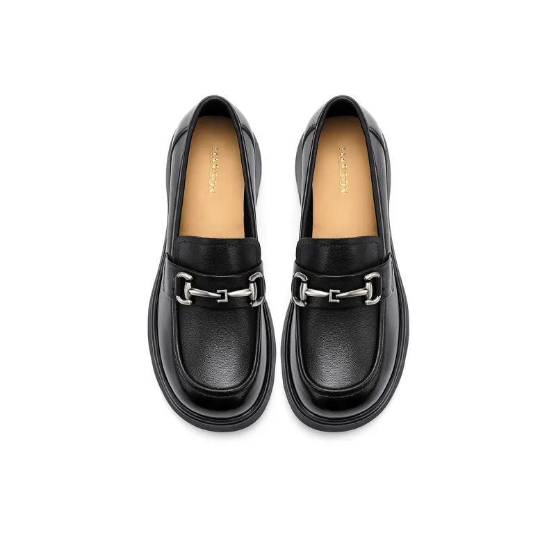 HARSON Loafers Women's Black/Coffee-2