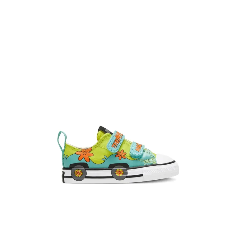 Converse All Star Series Anti-Slip Wear-Resistant Low-Top Toddler Shoes Turquoise Infant And Toddler-1
