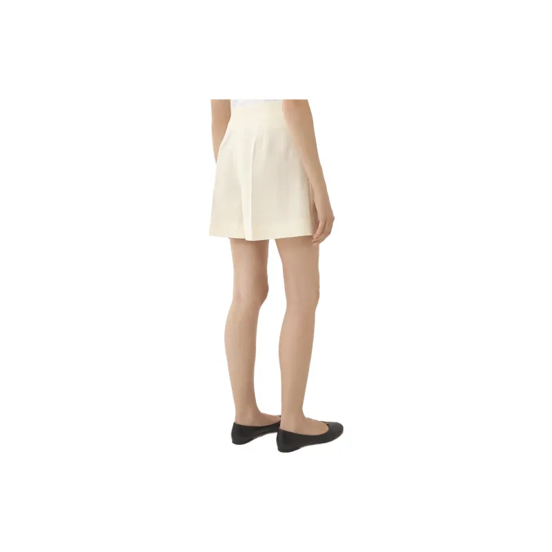 Chloé Bow Detailed High Rise Shorts-2