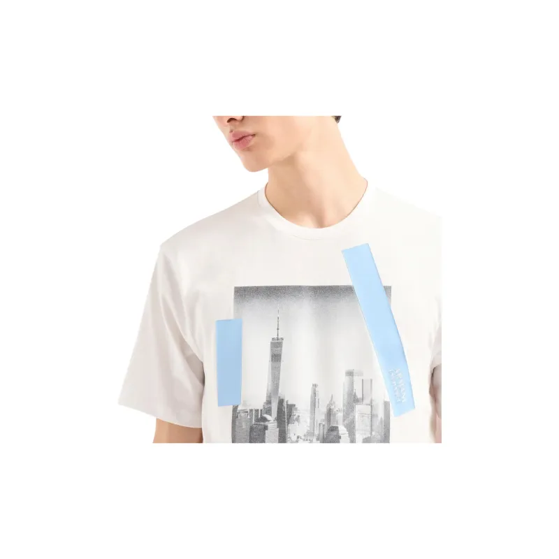 ARMANI EXCHANGEAE SS24 T Shirt Men's White-3