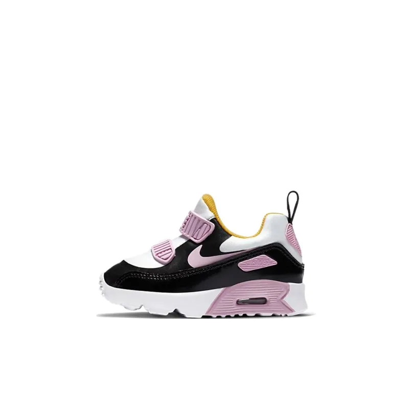 Nike Air Max 90 Low Top Running Shoes Black Pink Infant And Toddler-0