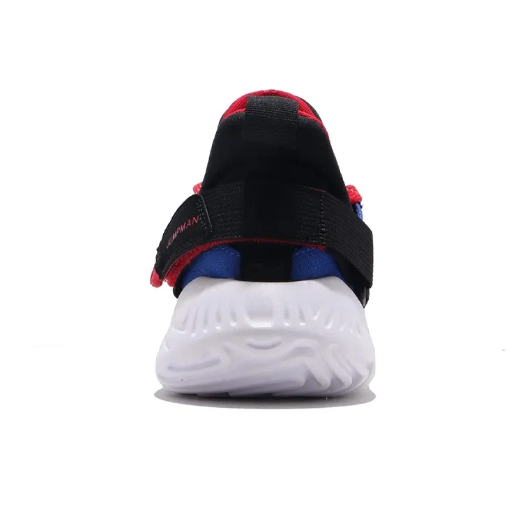 Jordan Proto 23 Slip Resistant Shock Absorbers Low Top Children's Basketball Shoes Black Blue Red Teenagers-3