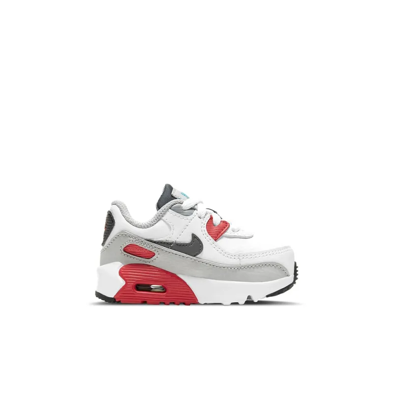 Nike Air Max 90 Slip-Resistant Cushioning Low-Top Toddler Shoes Red Blue White Infant And Toddler-1