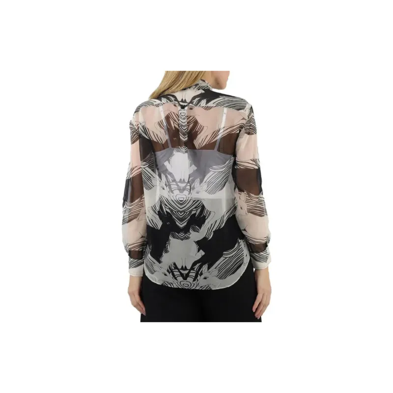 Burberry Shirts Women's Black White-3
