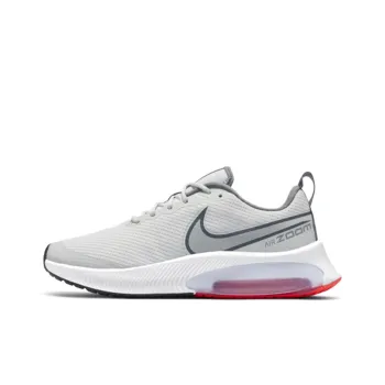 Nike Air Zoom Arcadia Cushioning Anti Slip Wear Resistant Breathability Low Top Kids' Running Shoes Gray Pink Teenagers