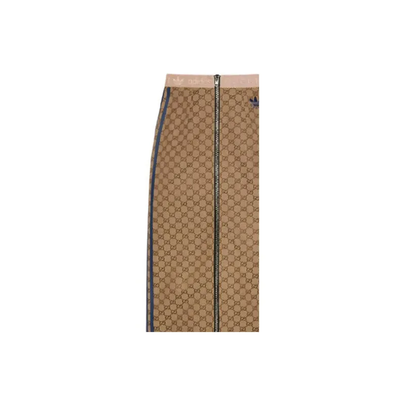 GUCCI x Adidas Originals SS23 Casual Long Skirts Women's Ebony-6
