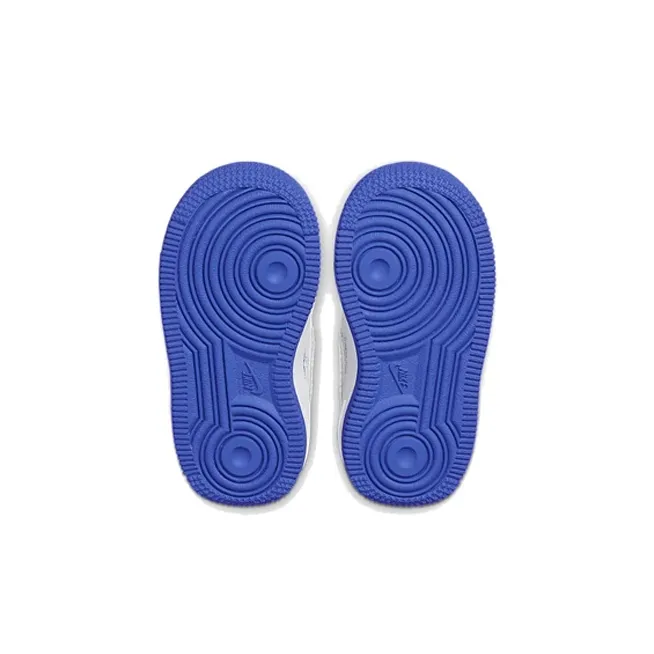 Nike Force 1 '07 More Than QS Abrasion Resistant Low Top Toddler Shoes Blue White Infant And Toddler-3