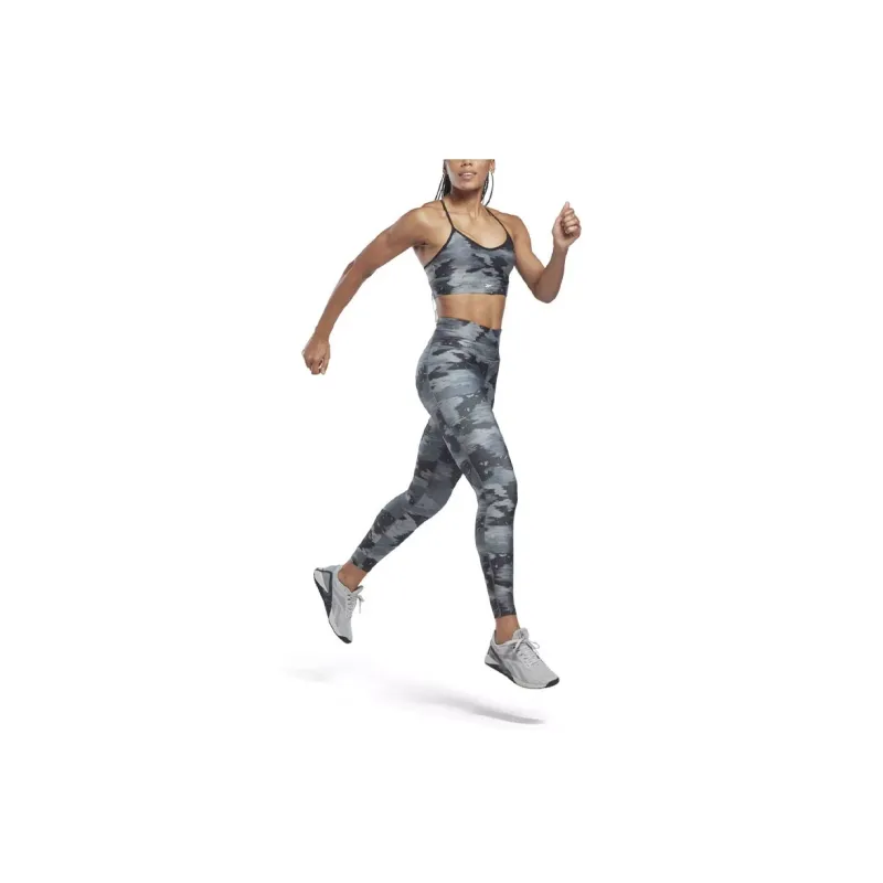 Reebok ID TRAIN CAMO TIGHT Athletic Trousers Women's Gray Black-1