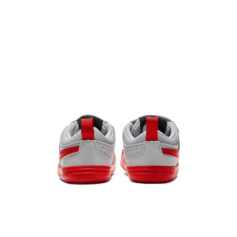 Nike Pico Slip Resistant Cushioning Wear Resistant Breathable Low Top Toddler Shoes Gray Red Infant And Toddler-4