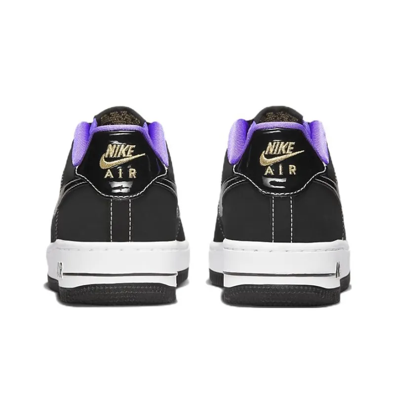 Nike Air Force 1 Low '07 LV8 World Champ Black Purple GS-4