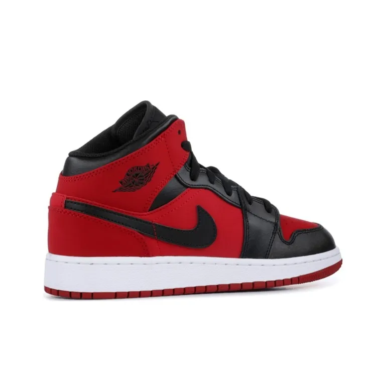 Jordan 1 Mid Gym Red Black GS-4