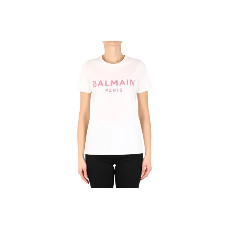 BALMAIN T Shirts Women's White-2