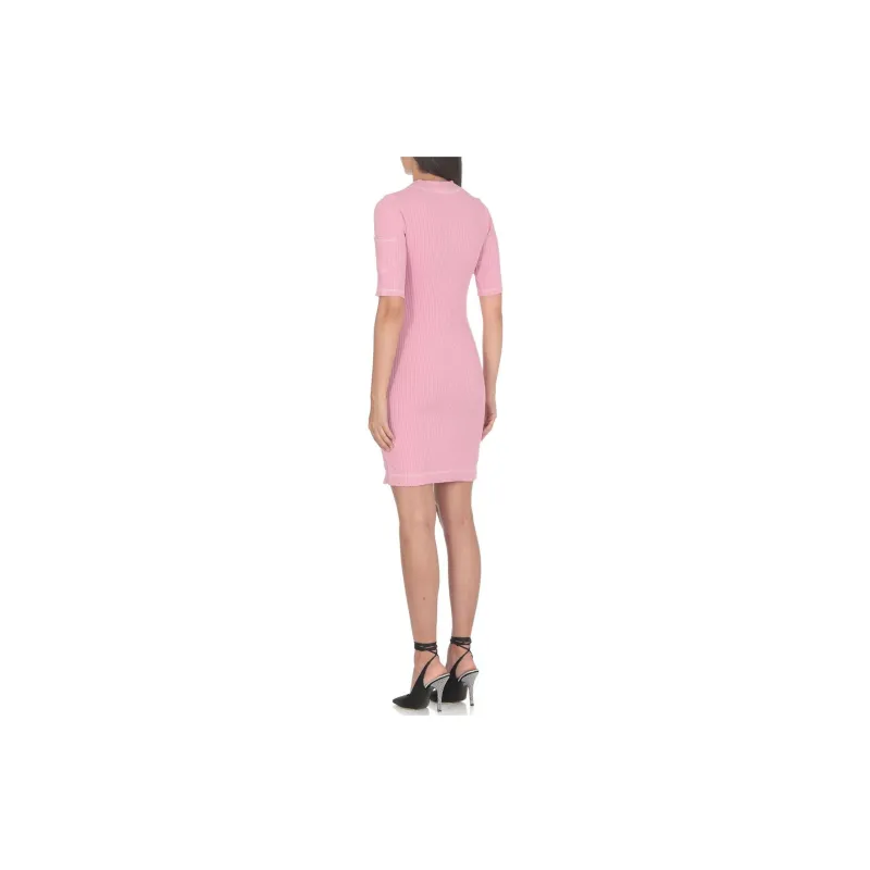 MOSCHINO Short-Sleeved Dresses Women's Pink-2