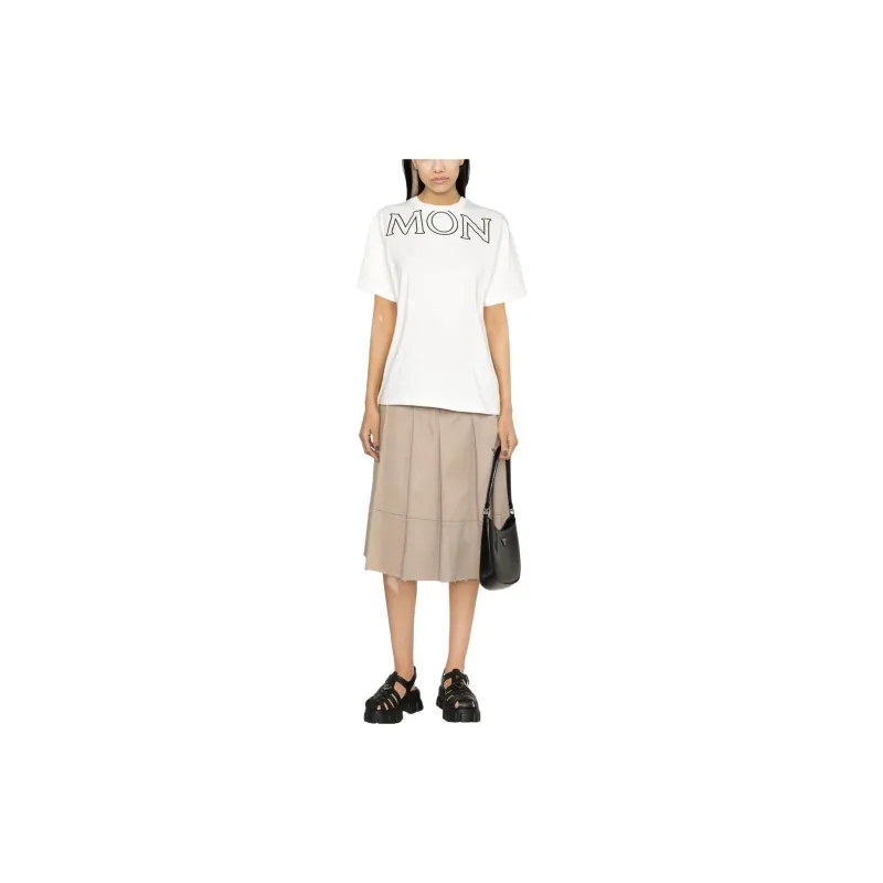 Moncler Logo print Oversize T shirt-1
