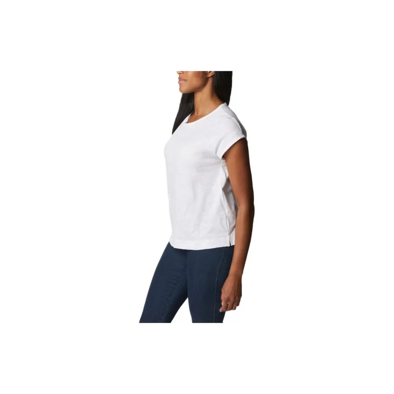 Columbia Tech Trail T-Shirts Women's Bright White-2