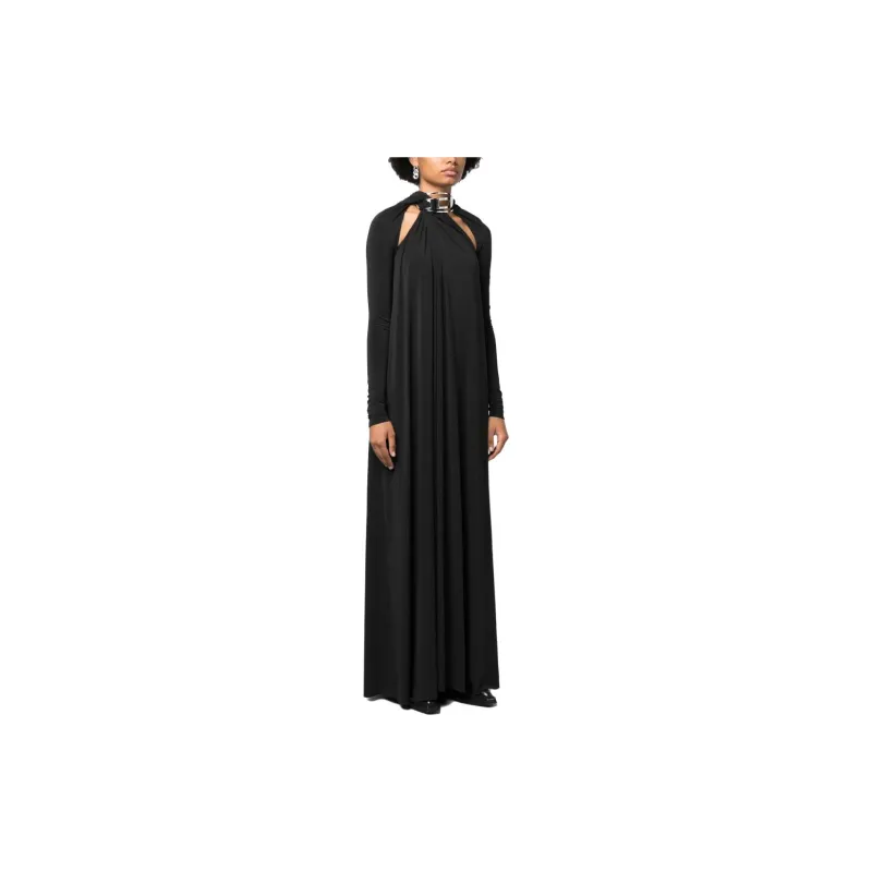 DIESEL Cut-Out High Neck Long-Sleeved Dress-3