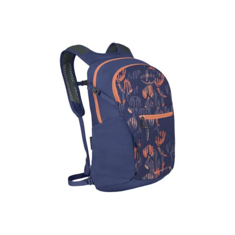 OSPREY Recycled Polyester Outdoor Hiking Bag Backpack Regular Unisex Purple Print-1