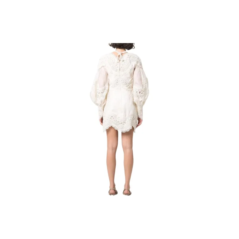 Zimmermann Long Sleeved Dresses Women's White-2