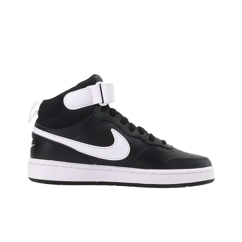 Nike Court Borough Mid 2 'Black White' GS-1