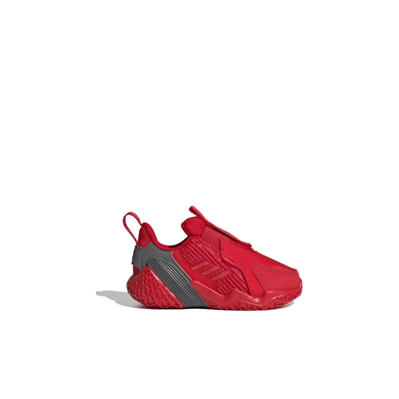 Adidas 4Uture Rnr Running Breathable Low Top Running Shoes Red Gray Infant And Toddler-1