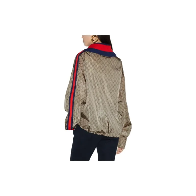 GUCCI Lido Jackets & Coats Women's Beige-5