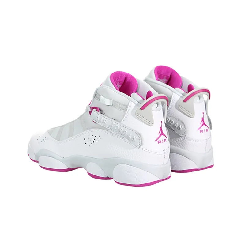 Jordan 6 Rings Platinum Fuchsia GS-3