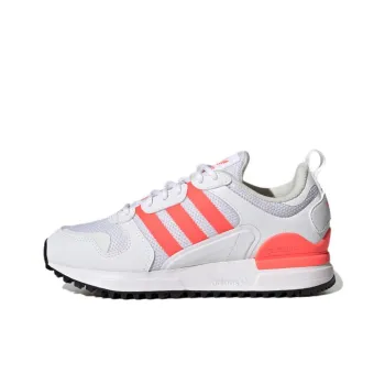Adidas Originals ZX 700 HD J Wear Resistant Low Top Sports Casual Shoes White Red Teenagers