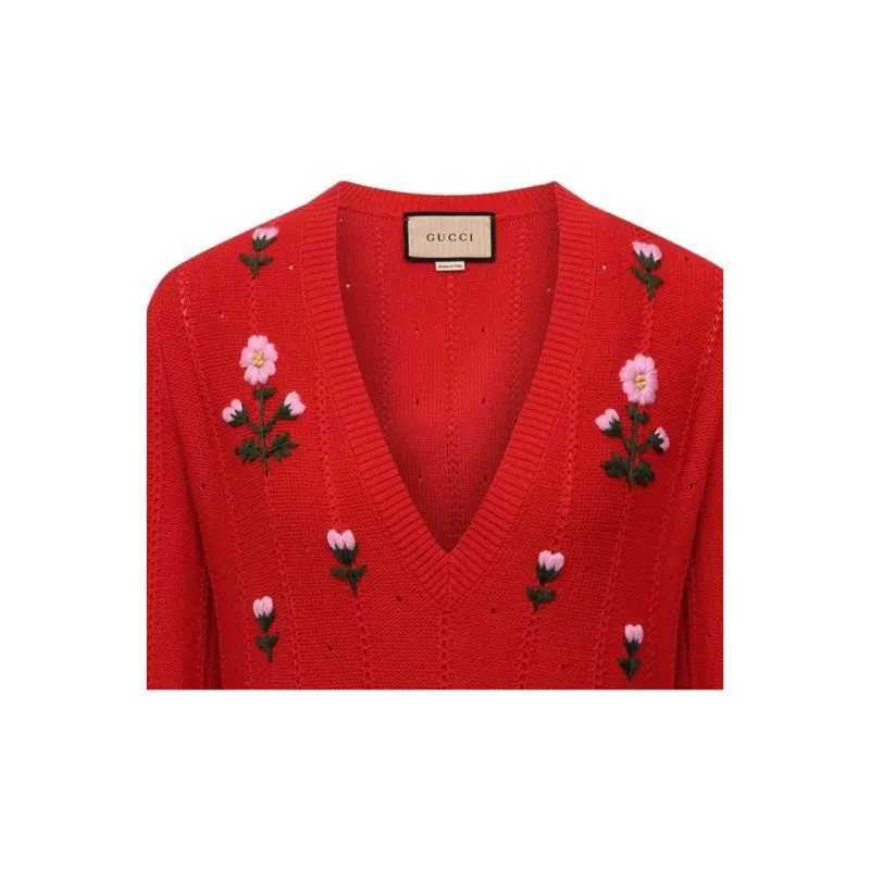 GUCCI Sweaters Women's Red-3