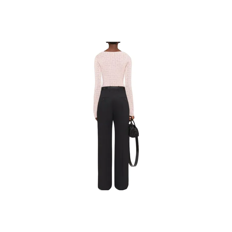 Givenchy 4G Jacquard Draped Sweater-2