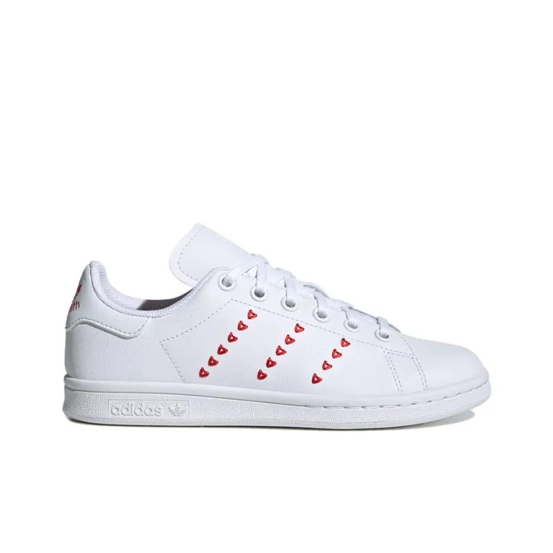 Adidas Stan Smith Cloud White Lush Red GS-1