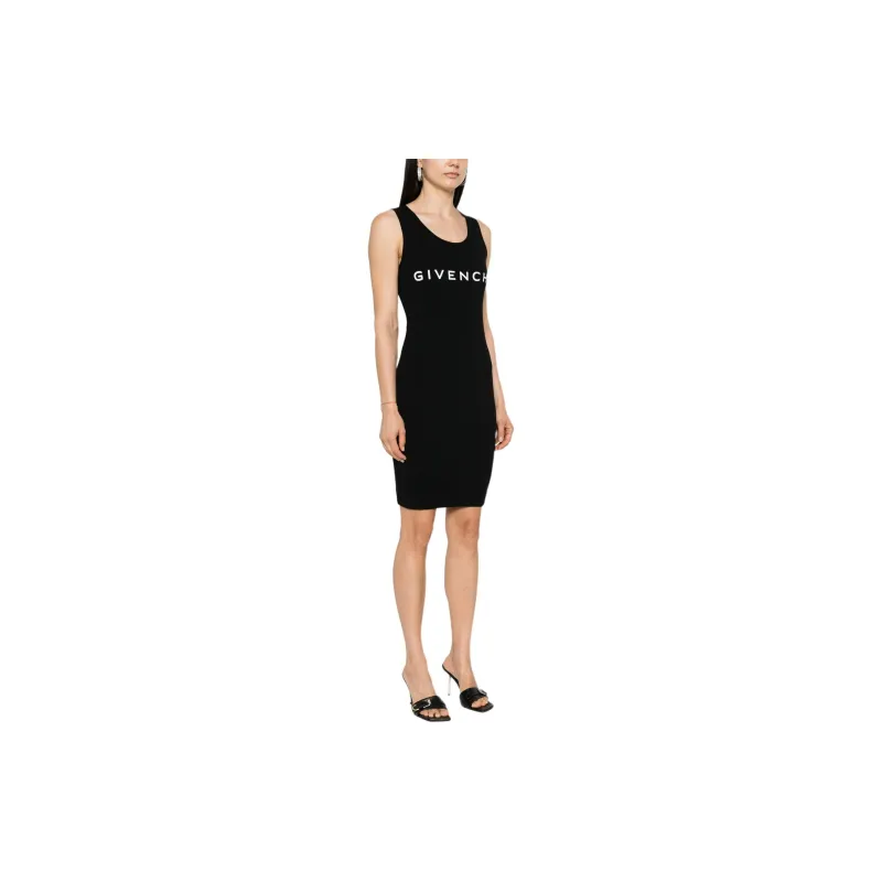 Givenchy Logo Printed Tank Dress-5